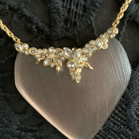 Alexis Bittar Gold and Cream Necklace - Picture 2 of 3